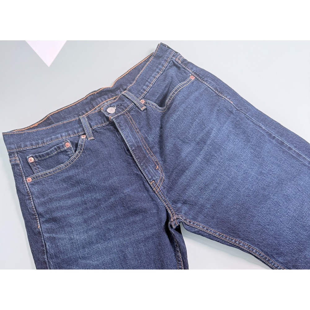 Levi's 505 Red Tag Jeans Mens 33x30 Dark Wash Blue Denim Preppy